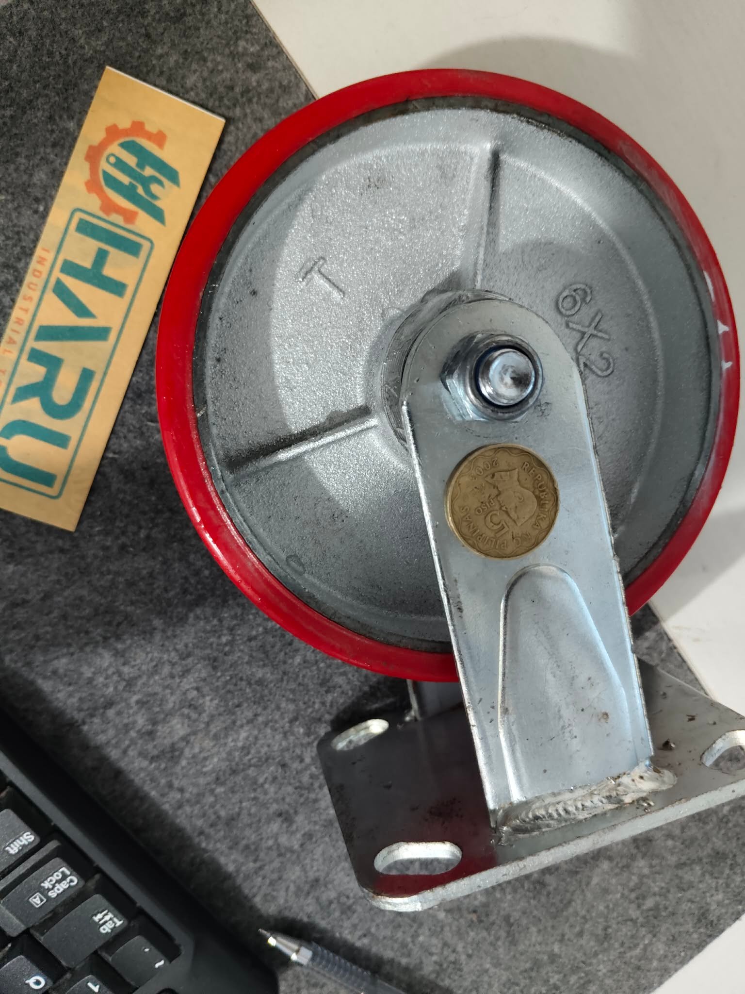 Heavy Duty Caster Wheel 6x2 swivel